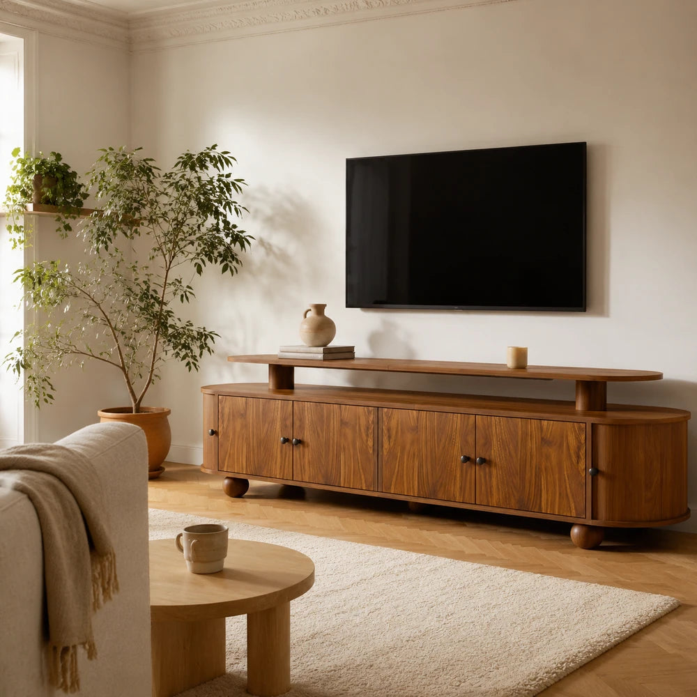 Meuble tv led bois | Terra