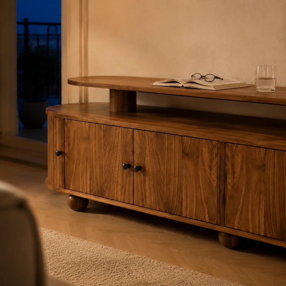 Meuble tv led bois | Terra