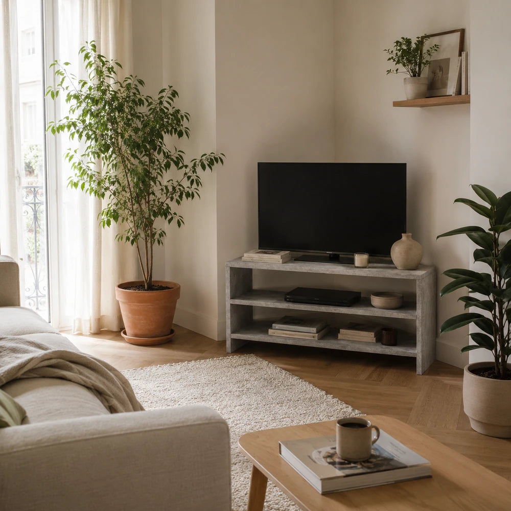 Meuble tv d'angle bois | Kovi