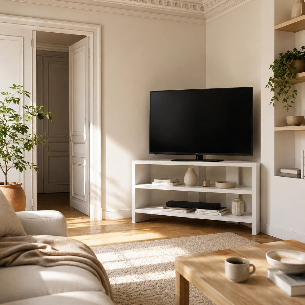 Meuble tv d'angle bois | Kovi