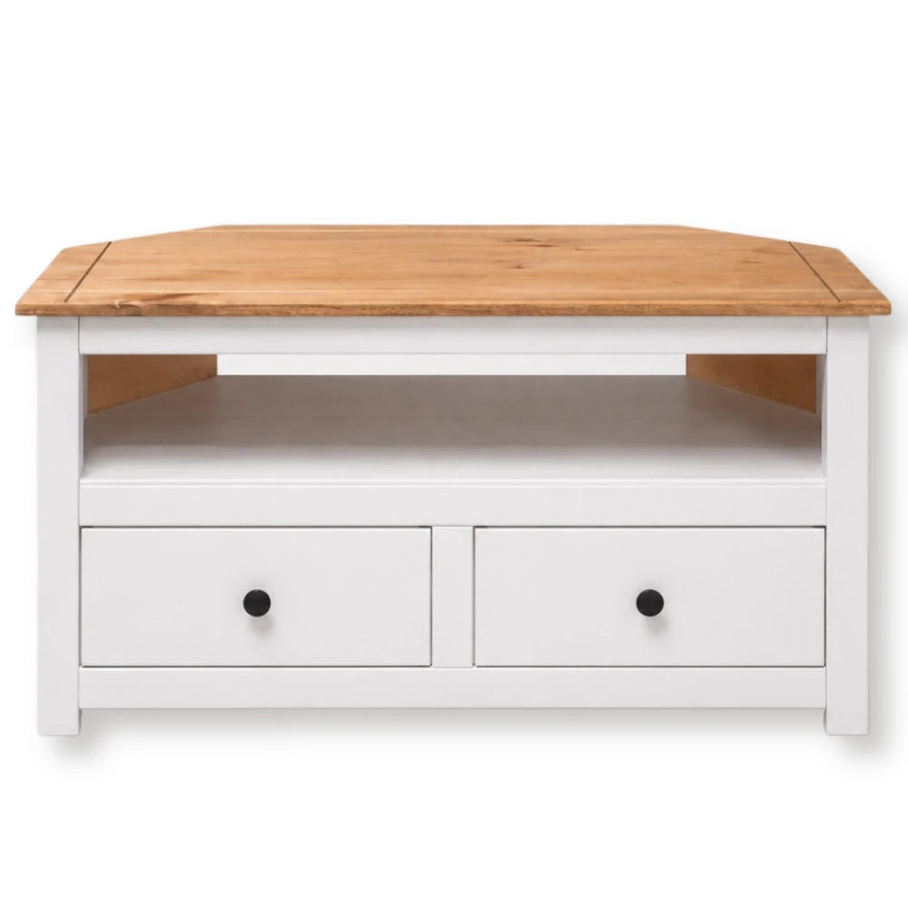 #finitions_pin massif peint en blanc