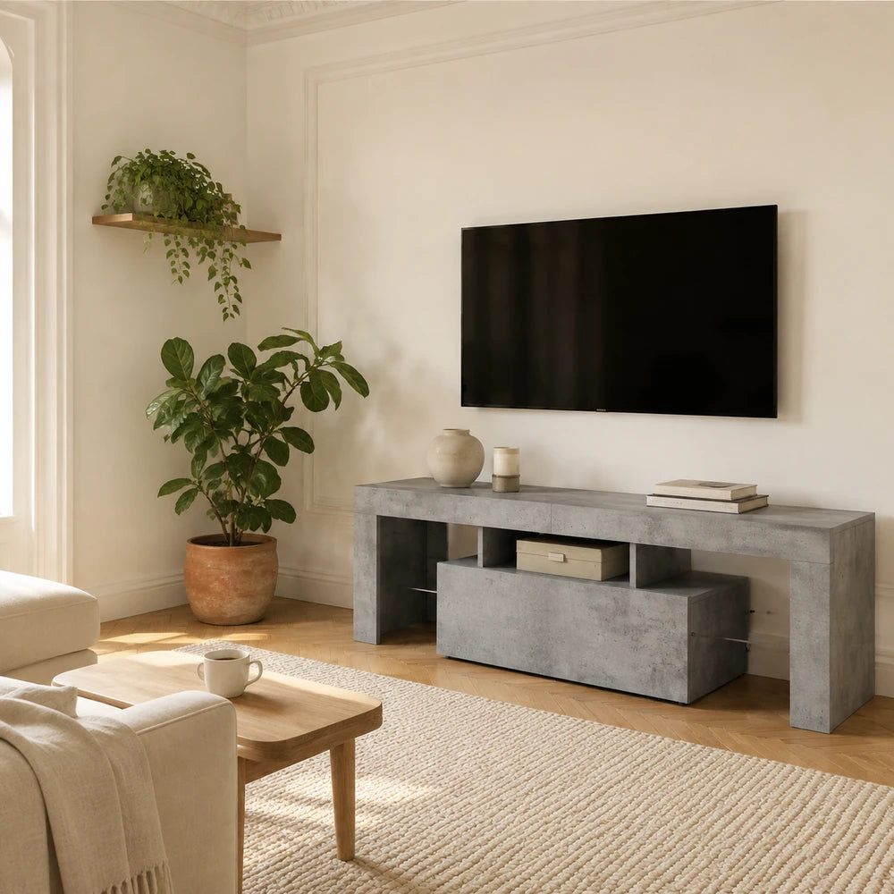 Meuble tv led gris | Onda