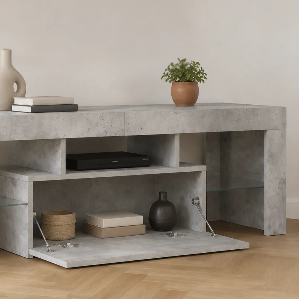 Meuble tv led gris | Onda