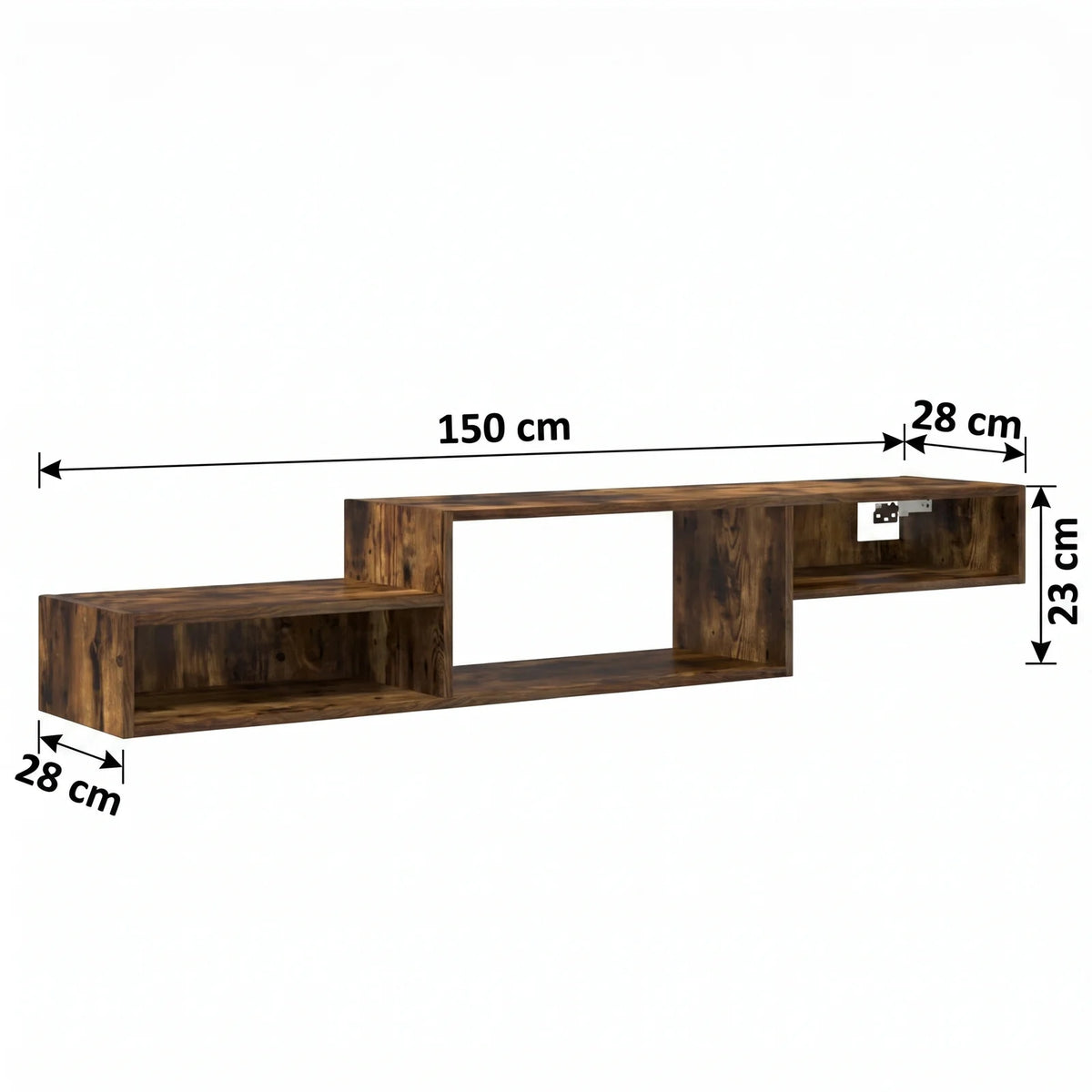 Meuble tv mural flottant petit espace | Sora